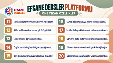Efsane Dersler - Ana Özellik 3