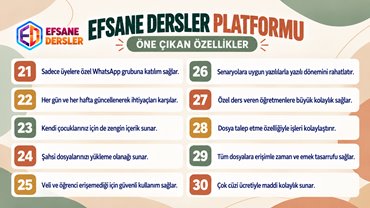 Efsane Dersler - Ana Özellik 4