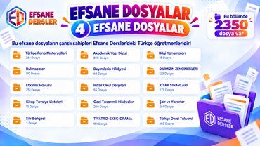 Efsane Dersler - İçerik 8